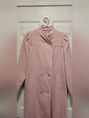 VTG Impromptu Blush Pink Textured Linen blend Jacket